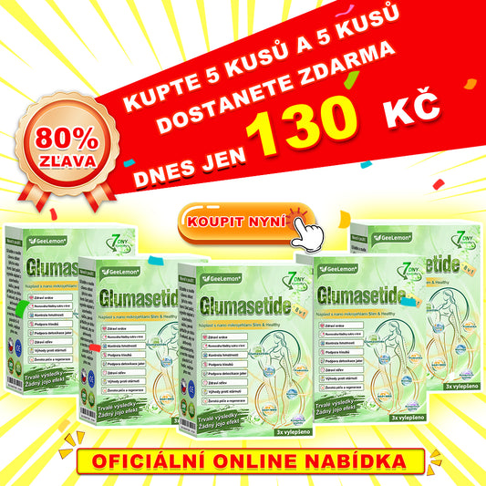 ✅ ✅ ✅ 𝐆𝐞𝑒𝑙𝑒𝐦𝐨𝐧® Glum𝐚𝐬𝐞tide 8 v 1 – Zeštíhlující nano mikrojihlový náplast 🇨🇿 Jen 1× denně ✅ Viditelné změny za 7 dní – na obezitu, kardiovaskulární zdraví, diabetes a kloubní problémy