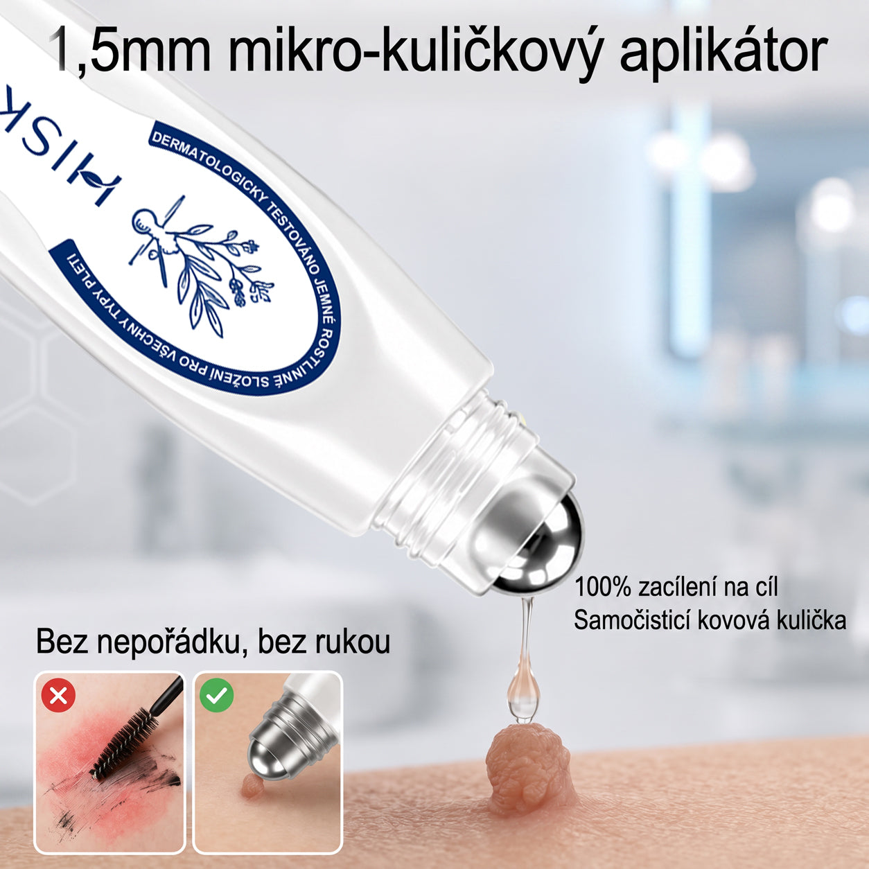 💛✅Oficiální značkový obchod | Hiskin® 7denní odstraňovač skvrn a pigmentových skvrn (Bezbolestný rollerball bez jizev)🐬（副本）