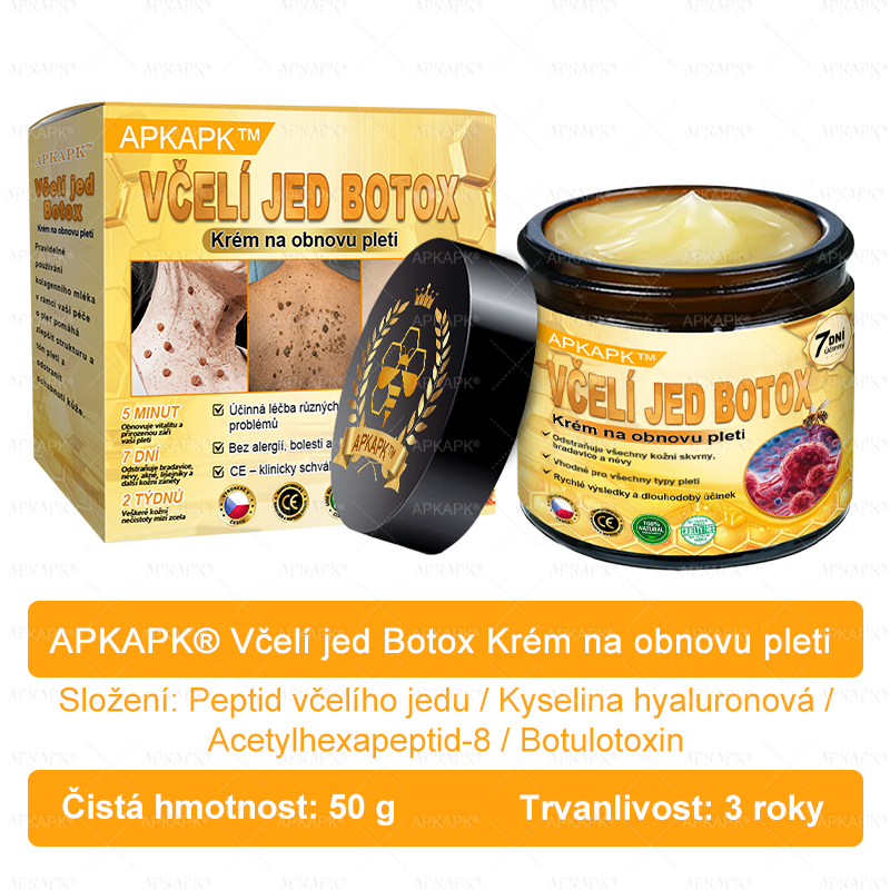 👑Zbývá pouze 5 krabic! ⭐Dodatečná sleva 50%! Pokud nyní zmeškáte, získáte ji až příští rok – 𝖠𝖯𝖪𝖠𝖯𝖪® medově jedový krém na obnovu pokožky