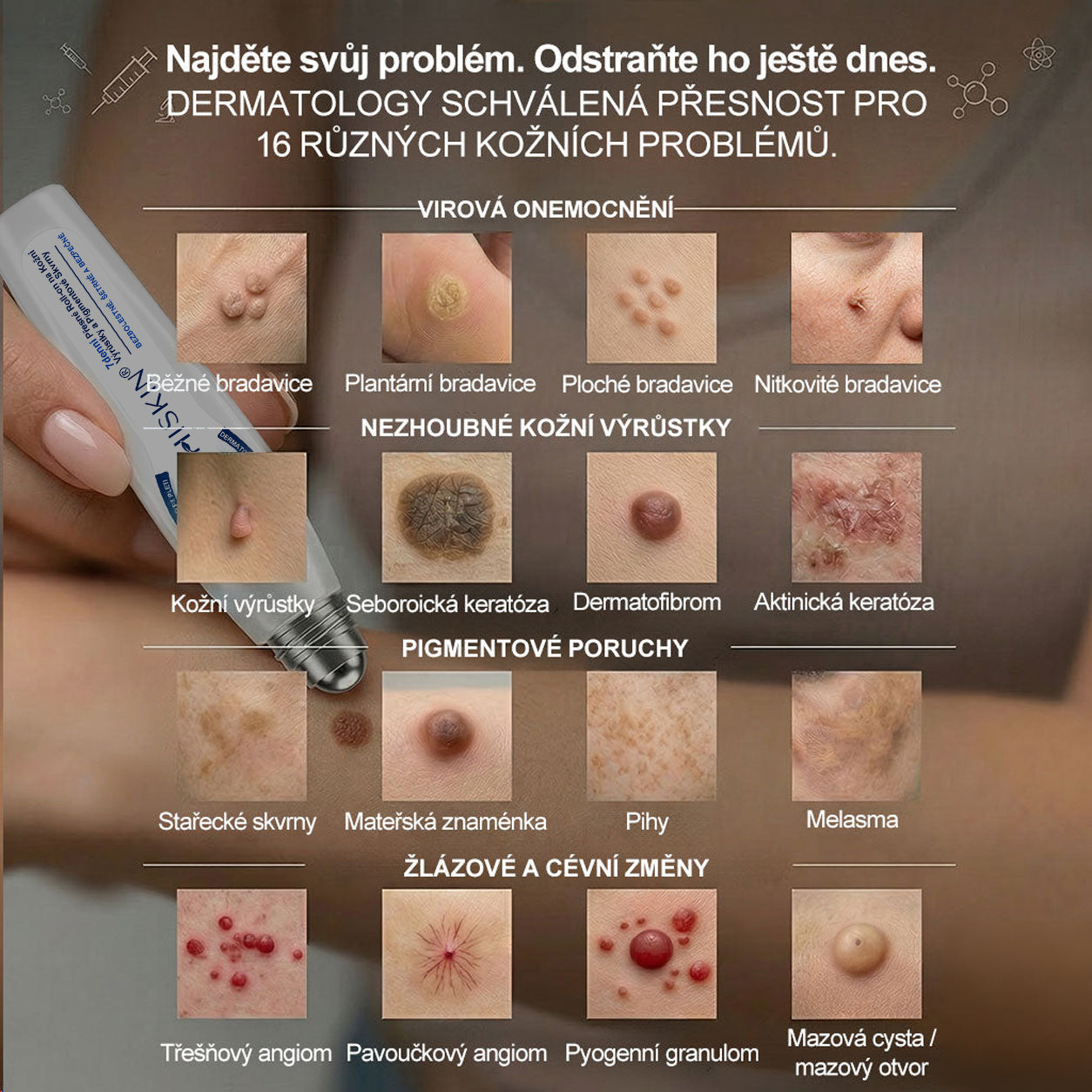 💛✅Oficiální značkový obchod | Hiskin® 7denní odstraňovač skvrn a pigmentových skvrn (Bezbolestný rollerball bez jizev)🐬（副本）