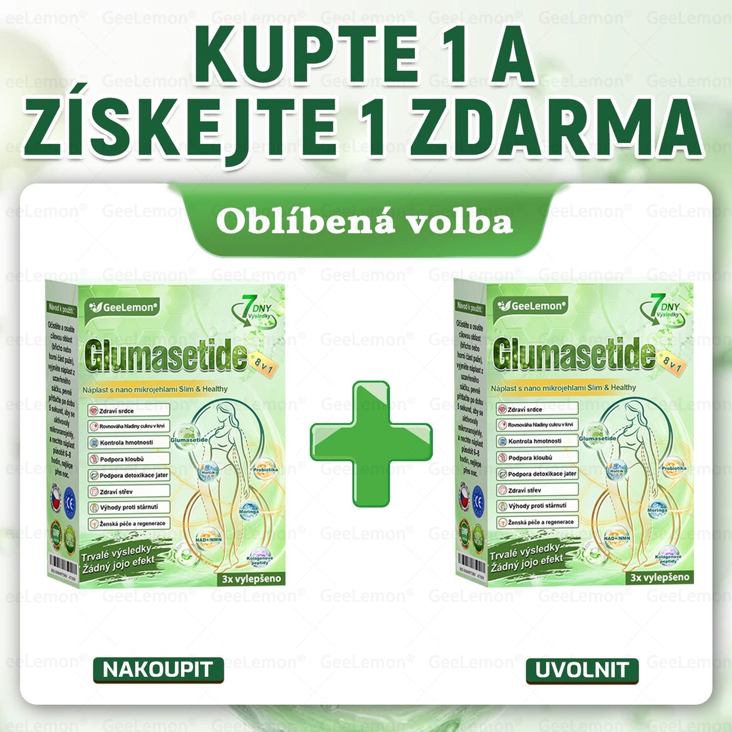 ✅ 𝐆𝐞𝑒𝑙𝑒𝐦𝐨𝐧® Glum𝐚𝐬𝐞tide 8 v 1 – Zeštíhlující nano mikrojihlový náplast 🇨🇿 Jen 1× denně ✅ Viditelné změny za 7 dní – na obezitu, kardiovaskulární zdraví, diabetes a kloubní problémy