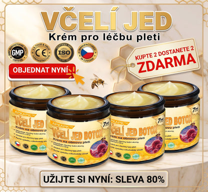 👑Zbývá pouze 5 krabic! ⭐Dodatečná sleva 50%! Pokud nyní zmeškáte, získáte ji až příští rok – 𝖠𝖯𝖪𝖠𝖯𝖪® medově jedový krém na obnovu pokožky